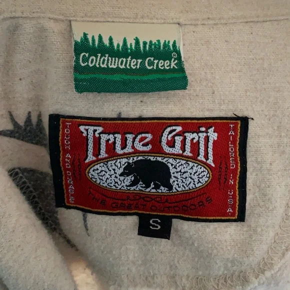 Coldwater Creek Gray Moose Print Dress Shirt - Picture 2 of 2